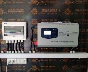 Biến tần 2kw 12V 24V được xây dựng trong MPPT 60A năng lượng mặt trời biến tần lai Off Grid 220VAC 120Vac làm việc với lithiume BATTERIE - Product Image 4