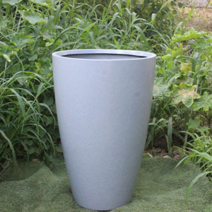 Venta al por Mayor de Macetas Modernas de Lujo KNT, Nuevas, de FRP Marrón Irrompible, Ligeras, Talladas a Mano, para Interiores y Exteriores, para Jardín y Flores - Product Image 1