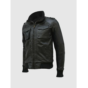 Chaqueta de cuero para motocicleta de peso pesado, personalizada en color, diseño único, último precio, alta calidad, la mejor chaqueta de cuero para hombre - Product Image 3