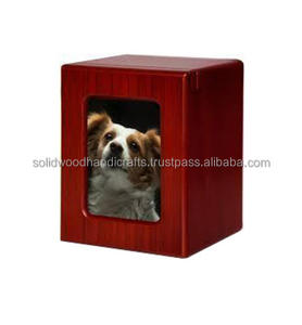 Urne en bois pour cendres d'animaux de compagnie, urnes funéraires en bois pour cendres de chat et de chien, urnes en bois de rose à bas prix - Product Image 6