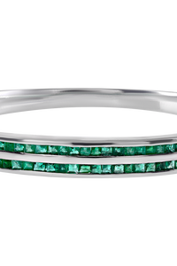 Bracelet émeraude en argent sterling 92,5 KLSB-20402 - Product Image 4