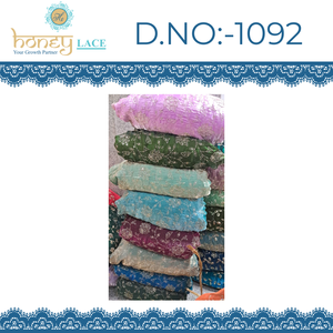 Tissu Fendy brodé respirant au toucher doux, vêtements de mariage, décoration intérieure, style élégant, accessoires de meubles de luxe non tissés - Product Image 2