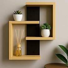 Étagères flottantes de qualité supérieure pour les murs du salon, en bois et MDF - Product Image 2