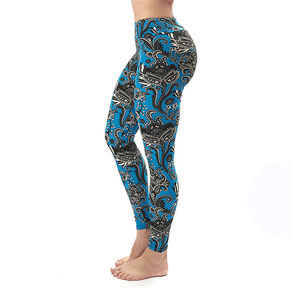 Nouveaux Leggings Femme Personnalisés Toutes Saisons à Sublimation, Taille Mi-Haute, Respirants, Anti-Bactériens, en Tissu Tricoté Sans Couture - Product Image 5