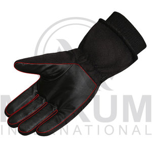 customized <b>ski</b> gloves leather breathable waterproof in cheap price with adjustable strap - Product Image 5