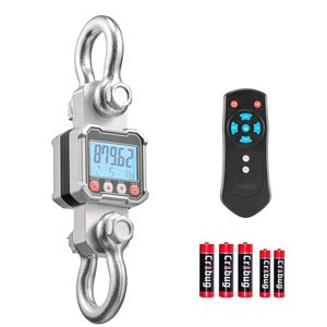 Bilancia Industriale a Gancio per Carichi Pesanti, Capacità Massima 3000 kg (6600 libbre), Struttura in Alluminio Pressofuso con Display LCD, Bilancia Digitale Sospesa - Product Image 1