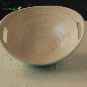 ชามสลัดไม้ไผ่แบบใช้แล้วทิ้ง ดีไซน์เรียบหรู ผลิตด้วยมือจากเวียดนาม เป็นมิตรกับสิ่งแวดล้อม มีสินค้าในสต็อก รับผลิตตามแบบ - Product Image 5