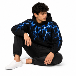 Sudaderas con Capucha Negras Personalizadas, Impresión Personalizada, Calidad Premium, Corte Holgado, Estilo Urbano Informal, 100% Algodón Tejido, Venta al Por Mayor B2B - Product Image 3