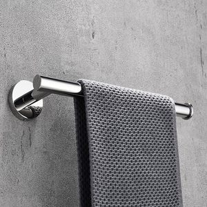 Porte-serviettes pour lavabo en acier inoxydable, support mural pour serviettes de toilette, revêtement en poudre noire, accessoire de salle de bain - Product Image 5