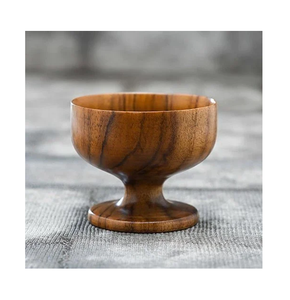 <b>Wood</b> <b>Ice</b> <b>Cream</b> Bowl Customized <b>Wood</b> Dessert Bowl For Home Usage From India Manufacturer At Lowest Price - Product Image 3