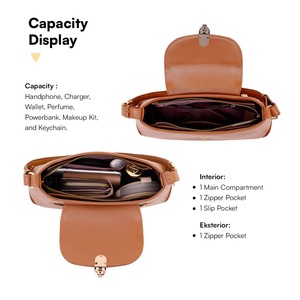 Sac à fermeture éclair portable en cuir synthétique microfibre Hody LAYNA, grande capacité, poignée souple, tendance, pour l'école, vente en gros - Product Image 6