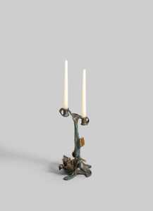 Handmade Durable Eco-Friendly Portable Aluminum <b>Candlestick</b> <b>Holder</b> with Floral Design for Religious Activities - Product Image 2