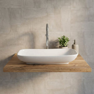 European Style Modern Square Ceramic Countertop Wash Basin Artistic Bathroom Vanity Art Sink Bowl - Product Image 5