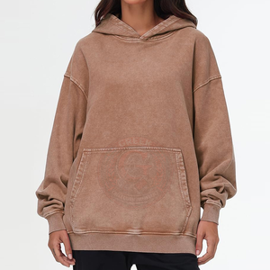 Sudadera con Capucha Clásica Vintage para Mujer, de Algodón Grueso, para un Estilo Urbano Informal - Product Image 5