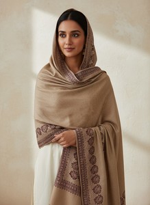 Chal de Pashmina Acrílico con Estampado Floral Amarillo para Mujer, Bufanda de Invierno, Moda Musulmana, Envoltura Cálida y Agradable para la Piel - Product Image 5