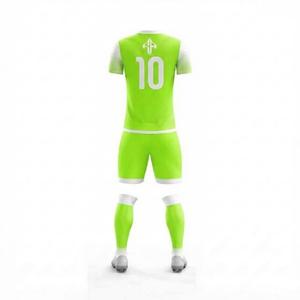 Nuevo Conjunto de Uniforme de Fútbol Verde con Logotipo Blanco para Hombre, Corte Regular, Cierre de Pullover, Manga Corta, Estampado Sublimado RIVIAN ATLANTIC - Product Image 3