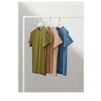 Camiseta de Hombre Personalizada, Tejida, 100% Algodón, Corte Regular, Hombros Caídos, Estilo Casual, Transpirable, Exportación de BD