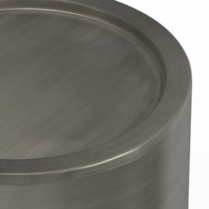 Antique <b>Silver</b> Corbin Metal <b>Side</b> <b>Table</b> Elegant Living Room Furniture - Product Image 5