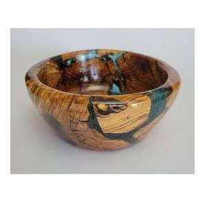 Tazón de Resina Epoxi y Madera de Acacia Hecho a Mano de Estilo Moderno, Libre de BPA, con Acabado Brillante para Decoración de Hogar de Alta Gama - Product Image 1