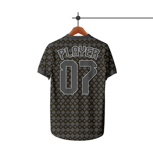 Maillots de football personnalisés pour hommes, 100% polyester, tissu en maille respirant, antibactérien, séchage rapide, maillots imprimés par sublimation - Product Image 6