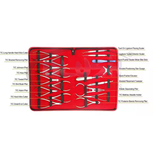 Medical Dental Orthodontic Instruments Kit 18 Pieces Composite Kit Japanese Stainless Steel By <b>Blush</b> Surgical - Product Image 2
