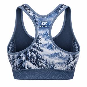 Soutien-gorge de sublimation pour femme, haute performance, séchage rapide, respirant, en Spandex/Nylon, idéal pour le yoga, vente en gros, haute qualité, prix bas, best-seller - Product Image 2