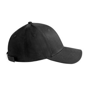 Gorra de Béisbol Negra de 6 Paneles, Unisex, Ajustable, de Color Sólido, de Hilo de Algodón, Estilo Casual - Product Image 5