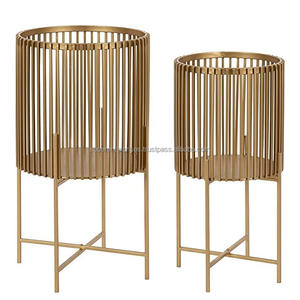 Macetas y macetas de latón de vendedor caliente indio, suministro de jardín, uso múltiple para decoración de hogar y boda, macetas de Metal, decoración de plantas verdes - Product Image 3