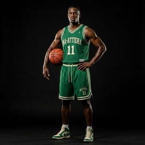 Ensemble de maillots et shorts de basket-ball personnalisés vert et blanc, uniforme d'équipe, fabricant de vêtements de sport en gros - Product Image 2