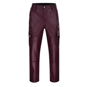 Pantalones de cuero para hombre fabricados en fábrica, en oferta, a precio de mayorista, hechos con cuero de la mejor calidad. - Product Image 1