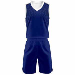Ensemble d'uniformes de basketball personnalisés par sublimation pour hommes et jeunes, maillots et shorts d'entraînement en tissu mesh respirant, haute qualité - Product Image 4