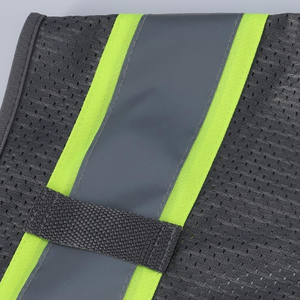 Chaleco Reflectante de Alta Visibilidad para Trabajadores de la Construcción, con Logotipo, Ropa de Trabajo, Chaleco de Seguridad - Product Image 4