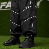 Pantalon de ski ample imperméable pour homme, coupe décontractée, coupe-vent, pour activités sportives en extérieur