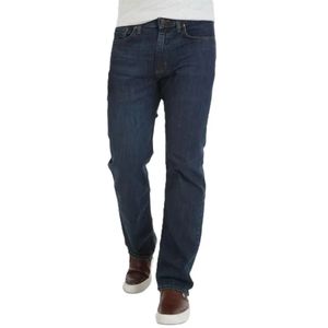 Pantalon en jean coupe droite pour homme, style hip-hop, délavé foncé, respirant, léger, pour le printemps, décontracté - Product Image 1