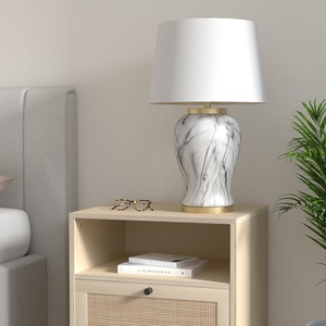 Luxury Curved Marble <b>Table</b> Lamp With Sculpted Silhouette And Premium Ambient Lighting For Sophisticated Modern Living Spaces - Product Image 3