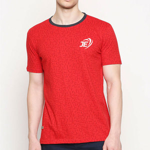 เสื้อยืดคอตตอน 100% ดีไซน์ใหม่ล่าสุด สไตล์สตรีทแวร์ พิมพ์โลโก้ตามสั่ง ทรงหลวม ราคาส่ง สำหรับผู้ชาย - Product Image 1