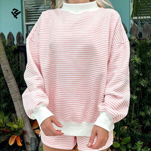 Sudadera con Capucha para Mujer SAILTEK, 100% Algodón Tejido, Impresión Digital, Logotipo Bordado, Ropa Casual de Otoño, Cuello Alto - Product Image 4