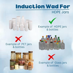 Venta al por Mayor de Forros Inductivos de Dos Piezas para Botellas y Frascos de HDPE, Sellado a Prueba de Manipulación y Fugas, Disponible en Todos los Tamaños - Product Image 6