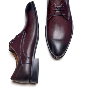Wholesale Leather Shoes Comfortable Anti Slip Walking Style Breathable Casual Men's leather shoes Office <b>Working</b> Leather <b>Boots</b> - Product Image 3