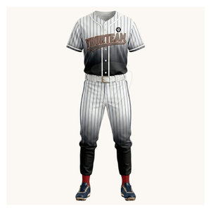 Conjunto Completo de Camiseta y Pantalones de Béisbol, Ajuste Atlético Cómodo, Tela Absorbente de Sudor, Perfecto para Prácticas, Juegos y Partidos de Equipo - Product Image 2