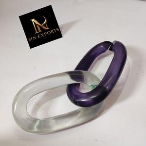 งานตกแต่งผนังแบบโซ่เชื่อมต่อกันทำจากเรซิ่นแฮนด์เมด ดีไซน์ทันสมัย MN EXPORTS - Product Image 2