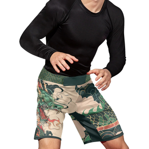 Men MMA Shorts Sublimation Printed <b>Dragon</b> Design Quick Dry 100 Polyester Regular Fit Adult Mixed Martial <b>Arts</b> Training Wear - Product Image 5