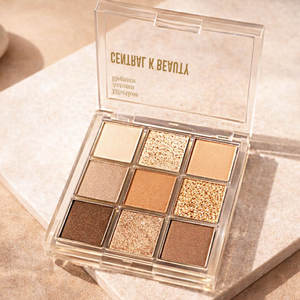 Paleta de Sombras de Ojos en Polvo Marrón Resistente al Agua de Larga Duración con Logotipo Personalizado OEM - Product Image 4