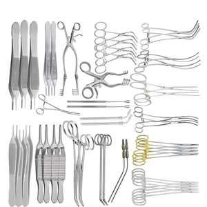 Ensemble d'équipement pour chirurgie cardiaque, plateau d'instruments chirurgicaux en acier inoxydable de qualité médicale, kit complet pour hôpital - Product Image 5