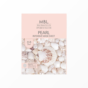 Mascarilla facial coreana de lámina de oro Embiel Pearl Intensive Mask Sheet, 10 unidades - Product Image 1