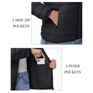 Chaqueta Acolchada para Mujer, Corte Elegante, Perfecta para Deportes, Ideal para Días Fríos, Ofrece Gran Comodidad, Excelentes Ofertas al por Mayor - Product Image 4
