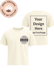 เสื้อยืดผู้ชายผ้าฝ้าย 100% สั่งทำพิเศษ พิมพ์ลายสองด้าน แบบเรียบง่าย สวมใส่สบายทรงโอเวอร์ไซส์ เหมาะสำหรับชุดทีม ของขวัญ และกิจกรรมต่างๆ - Product Image 2