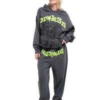 Sudadera con Capucha de Diseño Premium para Mujer, Estilo Urbano Invernal, Manga Larga, Forro Polar, Impresión Personalizada en la Parte Delantera, 100% Algodón Ecológico
