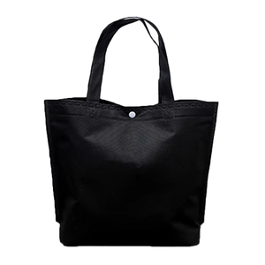 <b>Canvas</b> <b>Tote</b> Bags Water Resistant England Style Solid Color Shoulder Strap All Seasons Shopping Bag White Polyester Lining - Product Image 6