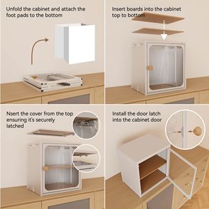 Organizzatore per Armadio in Acciaio e Legno, Design Pieghevole Singolo Robusto e Pratico, Caratteristica Antiscivolo, Installazione Rapida e Semplice - Product Image 6